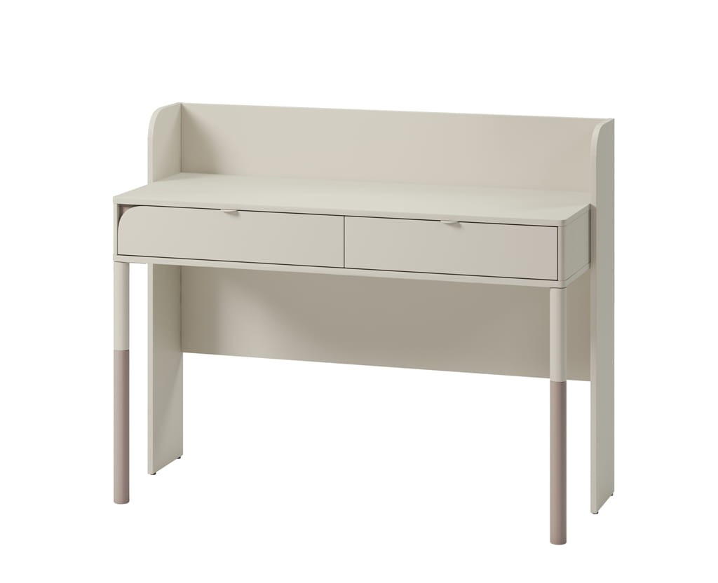 Biurko HARMONY szerokość 122 cm kaszmir/truflowy Tradycyjne Dla nastolatek Do pokoju młodzieżowego