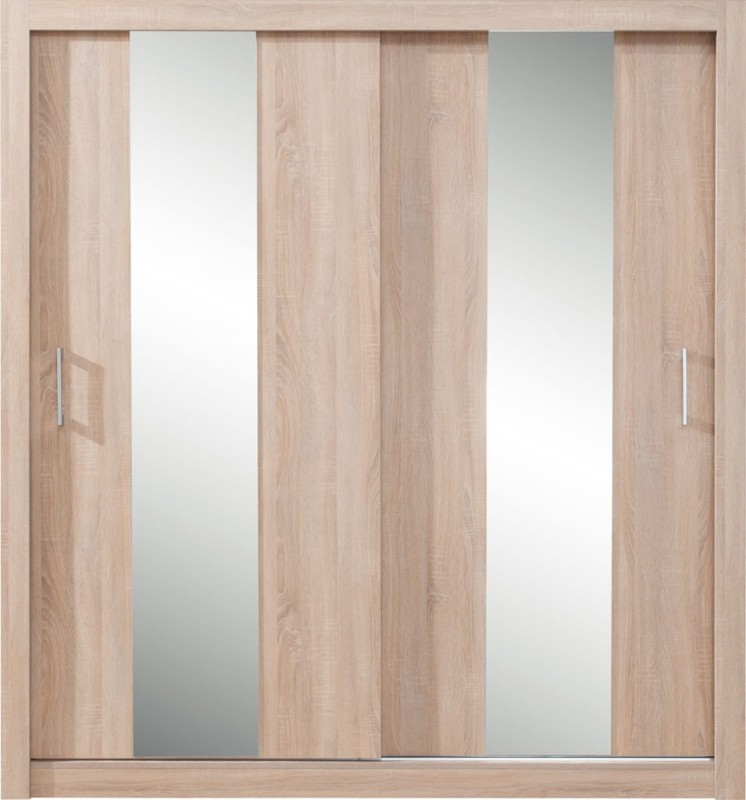 Szafa DUCA II szerokość 200 cm dąb sonoma Nowoczesny Styl Do Salonu Do Sypialni