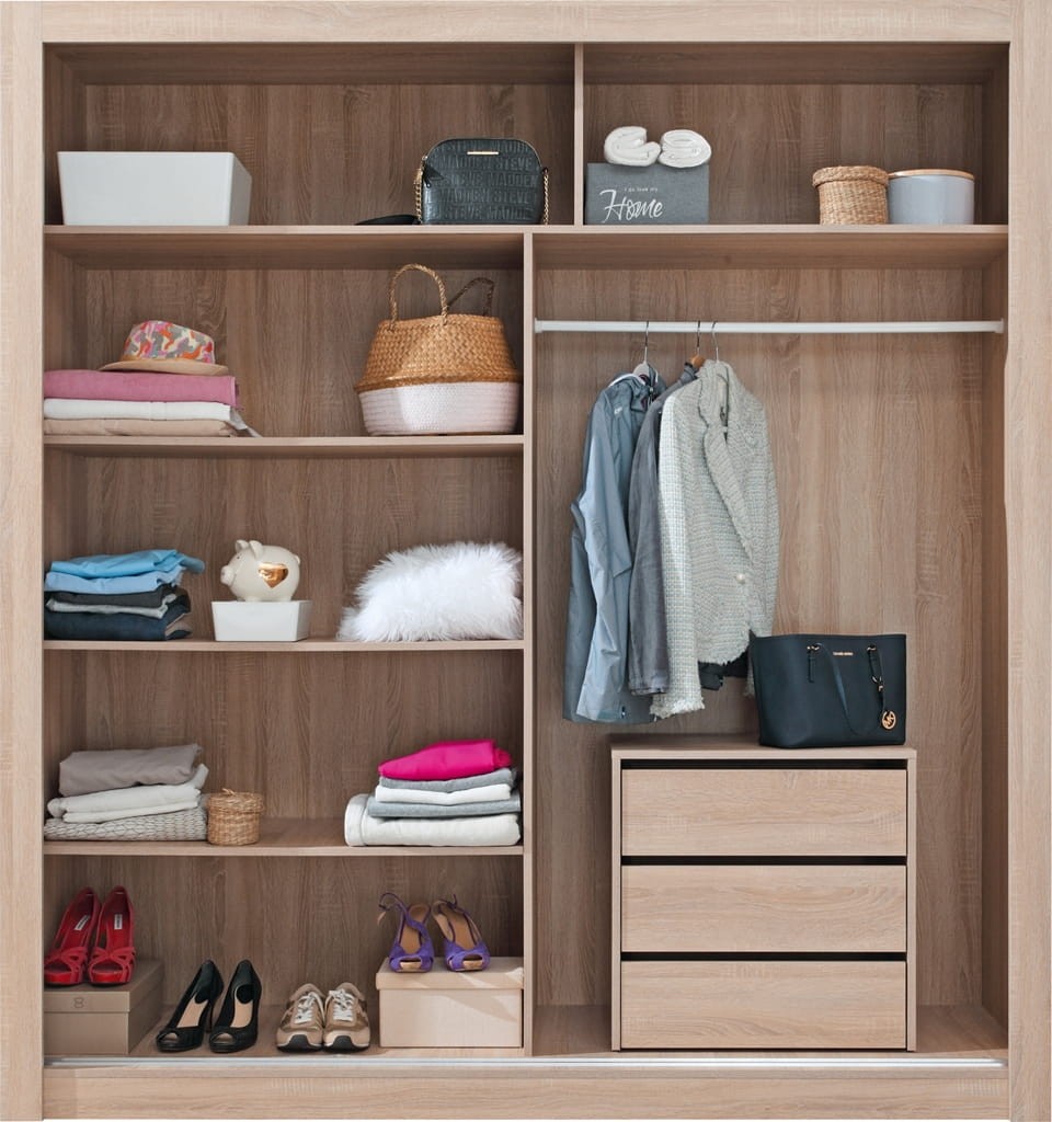 Szafa DUCA II szerokość 200 cm dąb sonoma Nowoczesny Styl Do Salonu Do Sypialni