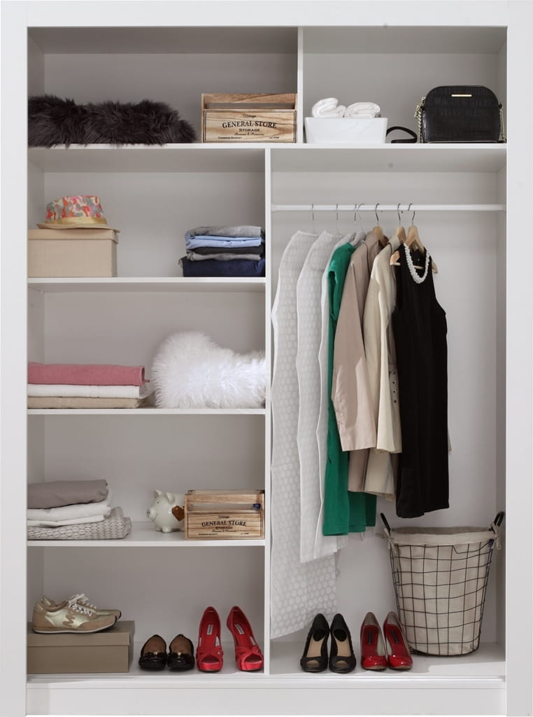 Szafa DUCA III szerokość 160 cm biały Nowoczesny Styl Do Salonu Do Sypialni Wnętrze