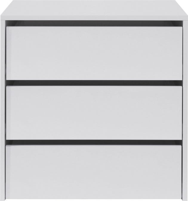 Kontener do szafy DUCA szerokość 50 cm biały Nowoczesny Styl Do Salonu Do Sypialni