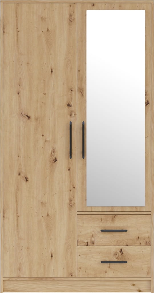 Szafa Smart Szerokość 100 cm antracyt Meblar SRL3 Nowoczesna Tradycyjna Do salonu