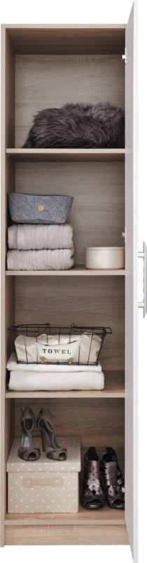 Szafa Smart Szerokość 50 cm dąb aristan Meblar SR5 Nowoczesna Tradycyjna Do salonu Wnętrze