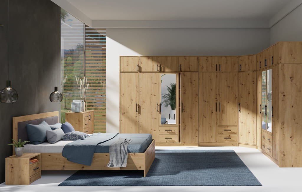 Szafa Smart Szerokość 50 cm dąb aristan Meblar SR5 Nowoczesna Tradycyjna Do salonu Aranżacja