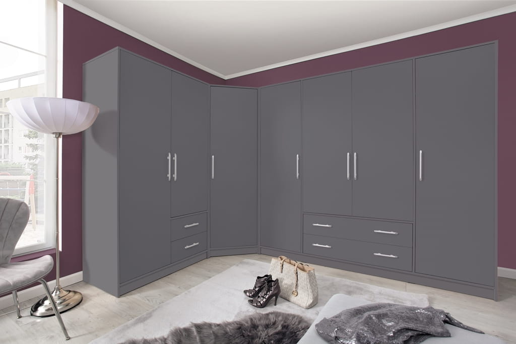 Szafka nocna Smart Szerokość 40 cm antracyt Meblar SR7 Nowoczesna Tradycyjna Do salonu