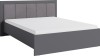 Łóżko Smart powierzchnia spania 160 x 200 cm antracyt Meblar SR6 Nowoczesna Tradycyjna Do salonu