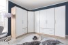Łóżko Smart powierzchnia spania 160 x 200 cm Dąb Sonoma / Biały Lux Meblar SR6  Nowoczesna Tradycyjna Do salonu