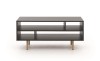 Ława NUBIA NB-03 w Stylu LOFT  Szerokość 100 cm Czarny mat Do salonu