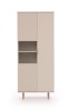 Regał NUBIA NB-05 w Stylu LOFT Szerokość 80 cm 3 drzwiczki Cashmere