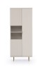 Regał NUBIA NB-05 w Stylu LOFT Szerokość 80 cm 3 drzwiczki Cashmere