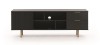Szafka RTV NUBIA NB-06 w Stylu LOFT Szerokość 150 cm 2 szuflady 1 drzwiczki Czarny mat