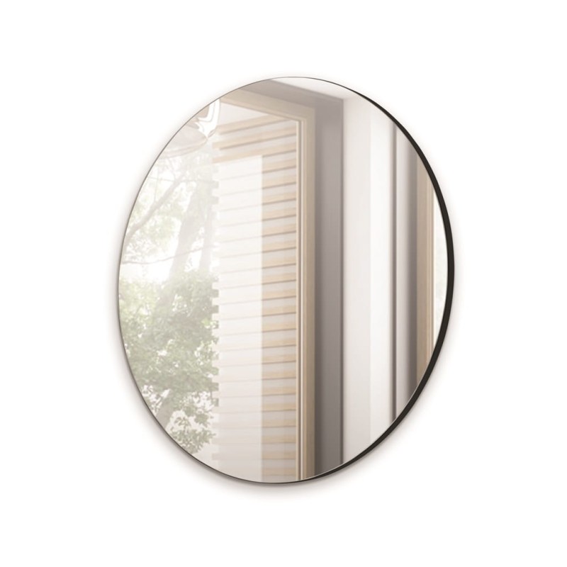 Lustro NAVENE NV-01 Szerokość 70 cm czarny/czarny połysk Do sypialni Do salonu