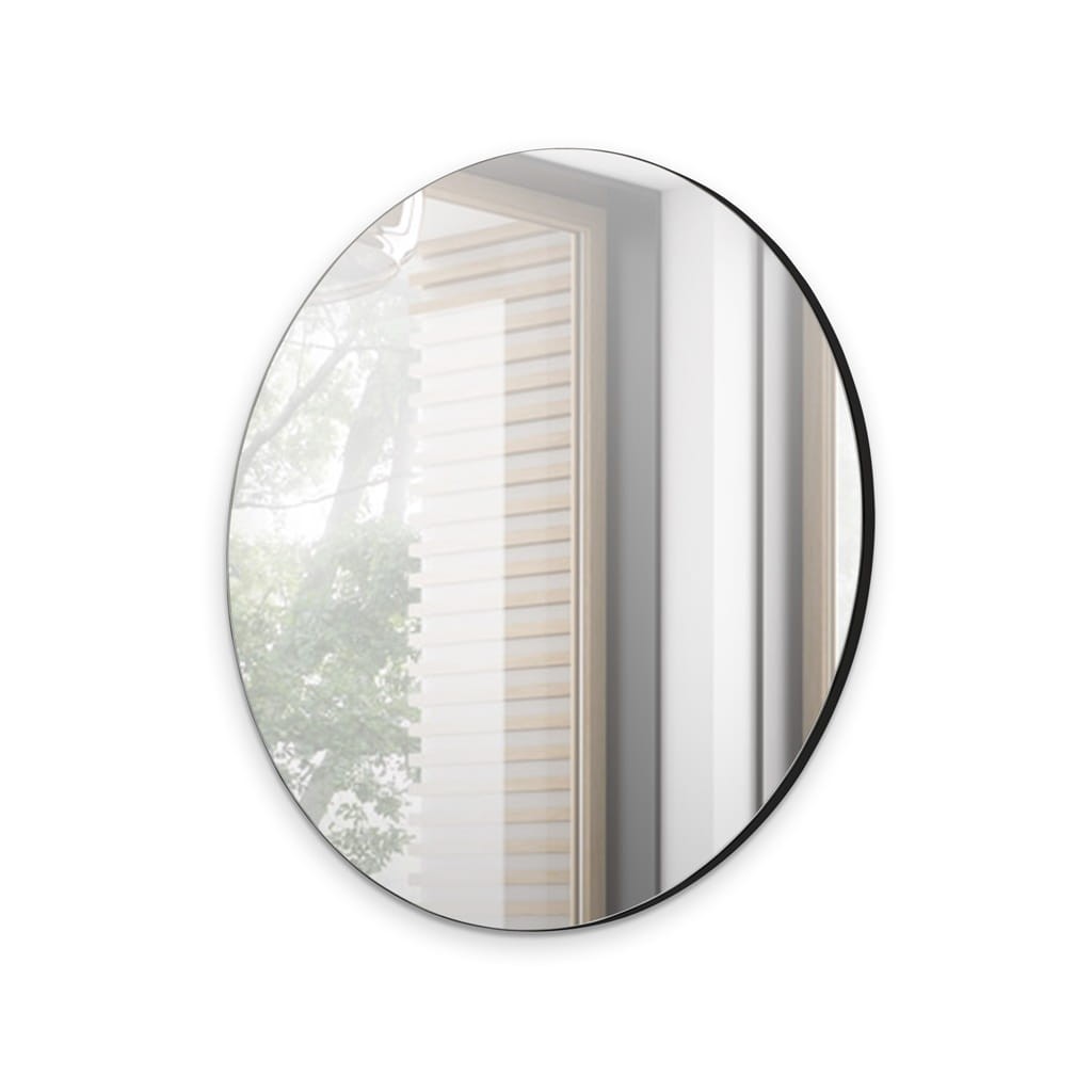 Lustro NAVENE NV-01 Szerokość 70 cm czarny/czarny połysk Do sypialni Do salonu