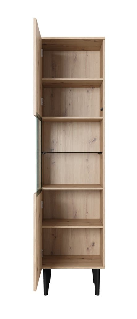 Witryna BERGEN szerokość 51 cm dąb aristan do Salonu Pokoju