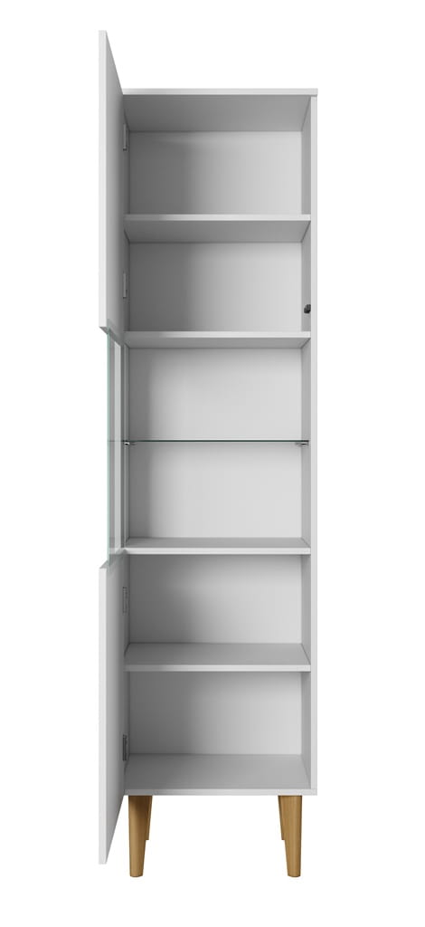 Witryna BERGEN szerokość 51 cm biały do Salonu Pokoju