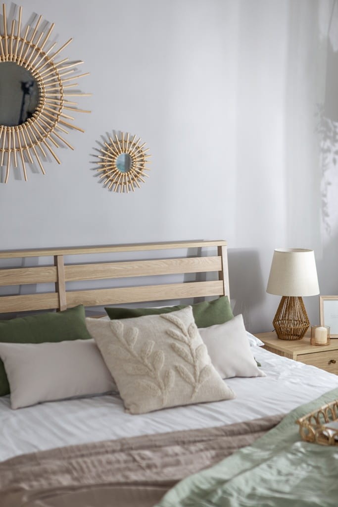 Łóżko COZY powierzchnia spania 180 x 200 cm dąb olejowany CZ2160DO Do Sypialni Wysoka Jakość