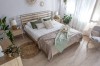 Łóżko COZY powierzchnia spania 180 x 200 cm dąb olejowany CZ2160DO Do Sypialni Wysoka Jakość