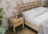 Łóżko COZY powierzchnia spania 180 x 200 cm dąb olejowany CZ2160DO Do Sypialni Wysoka Jakość