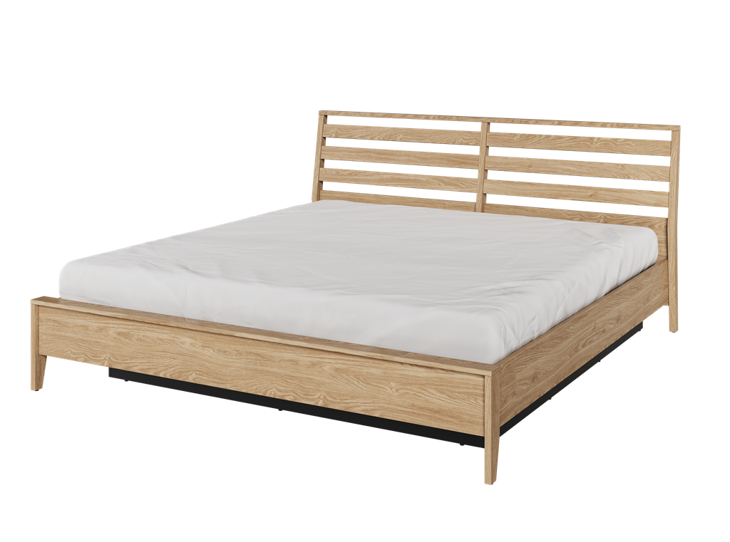Łóżko COZY powierzchnia spania 180 x 200 cm dąb olejowany CZ2160DO Do Sypialni Wysoka Jakość