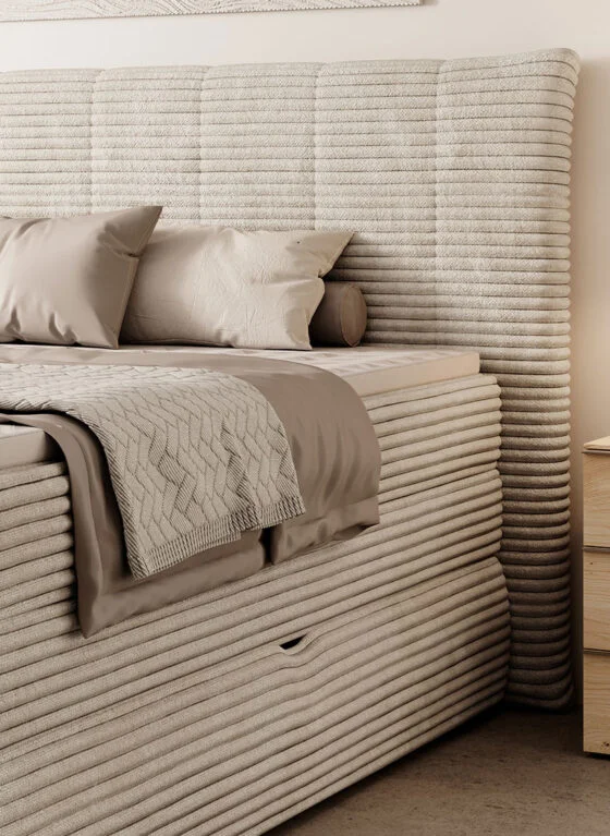 Łóżko AMBER powierzchnia spania 180 x 200 cm Boxspring Do Sypialni Wysoka jakość