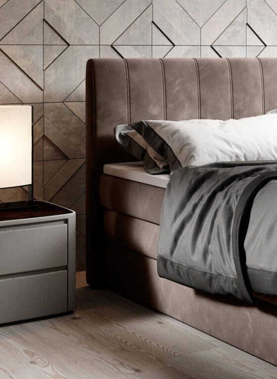 Łóżko CARINA powierzchnia spania 140 x 200 cm Boxspring Do Sypialni Wysoka jakość