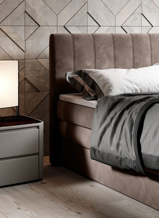 Łóżko CARINA powierzchnia spania 180 x 200 cm Boxspring Do Sypialni Wysoka jakość