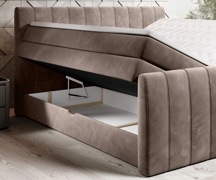 Łóżko CARINA powierzchnia spania 180 x 200 cm Boxspring Do Sypialni Wysoka jakość