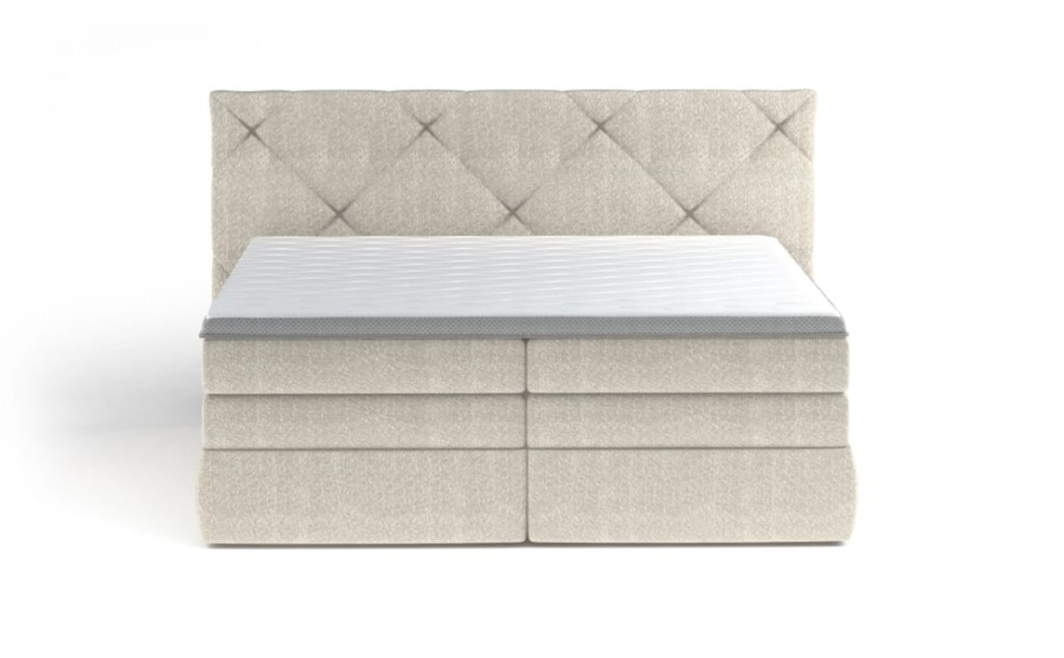 Łóżko LUNGO powierzchnia spania 140 x 200 cm Pojemnik na pościel Do Sypialni Wysoka jakość