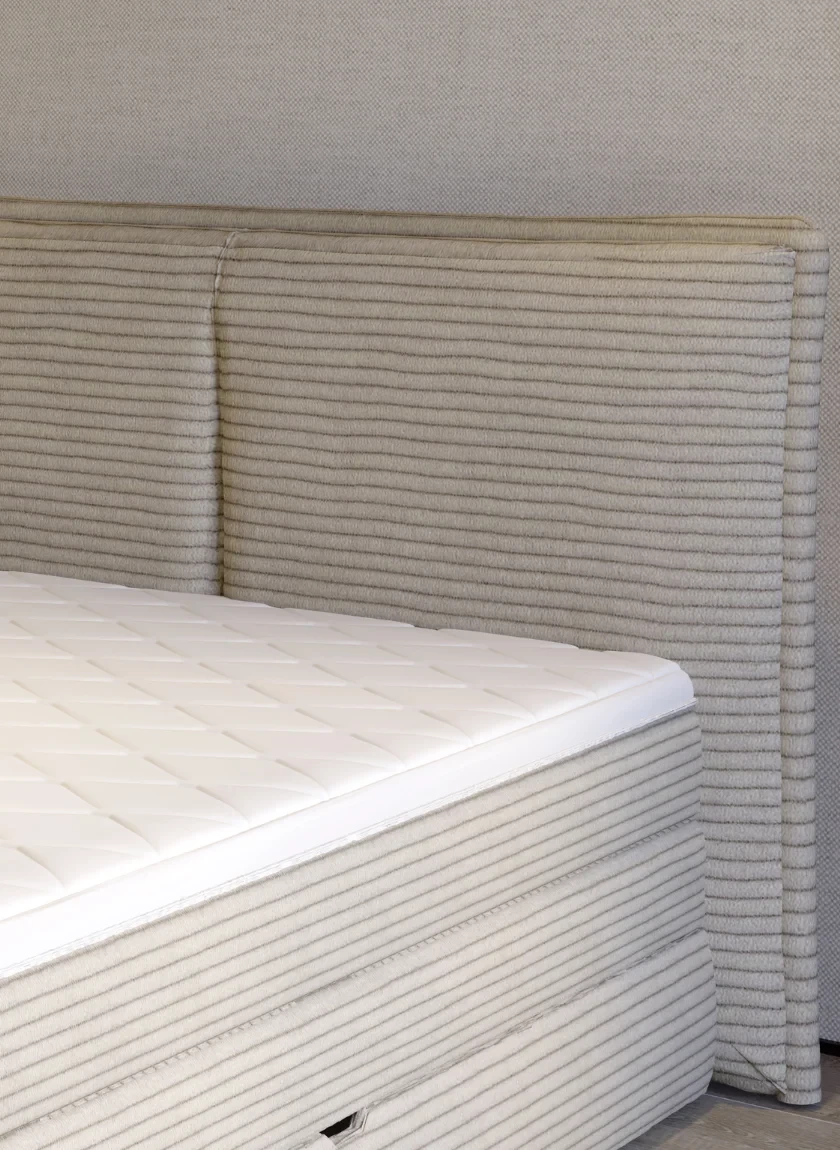 Łóżko MADDEN powierzchnia spania 140 x 200 cm Pojemnik na pościel Do Sypialni Wysoka jakość