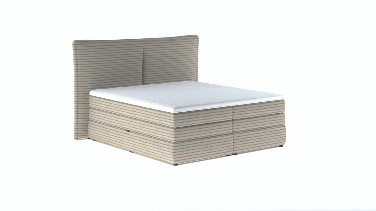 Łóżko MADDEN powierzchnia spania 140 x 200 cm Pojemnik na pościel Do Sypialni Wysoka jakość