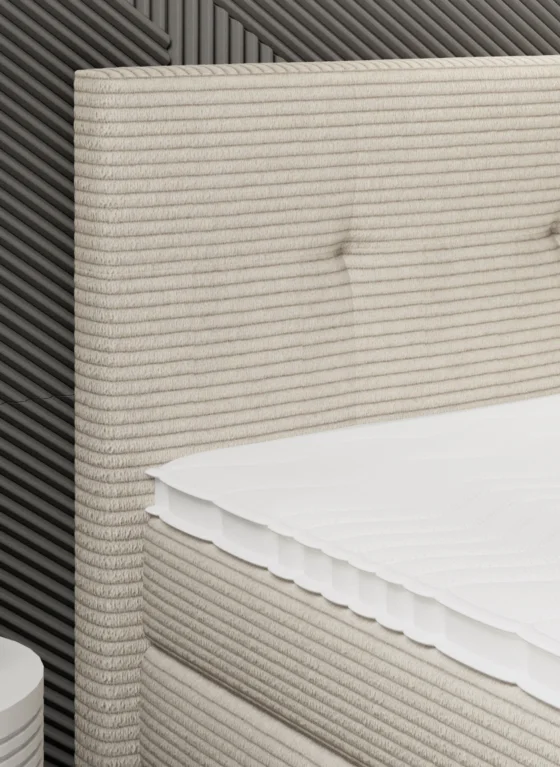 Łóżko MEDINO NEW powierzchnia spania 140 x 200 cm Pojemnik na pościel Do Sypialni Wysoka jakość