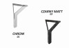 Nóżki do Łóżka CHESTER CZARNE CHROM SREBRNE.jpg