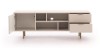 Szafka RTV NUBIA NB-06 w Stylu LOFT Szerokość 150 cm 2 szuflady 1 drzwiczki Cashmere Do salonu