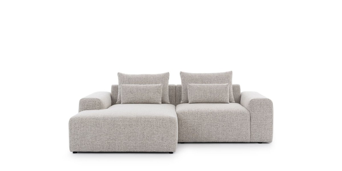 Modułowy Lewostronny Narożnik BASTIA S MINI OBL+1,5BP 246 cm