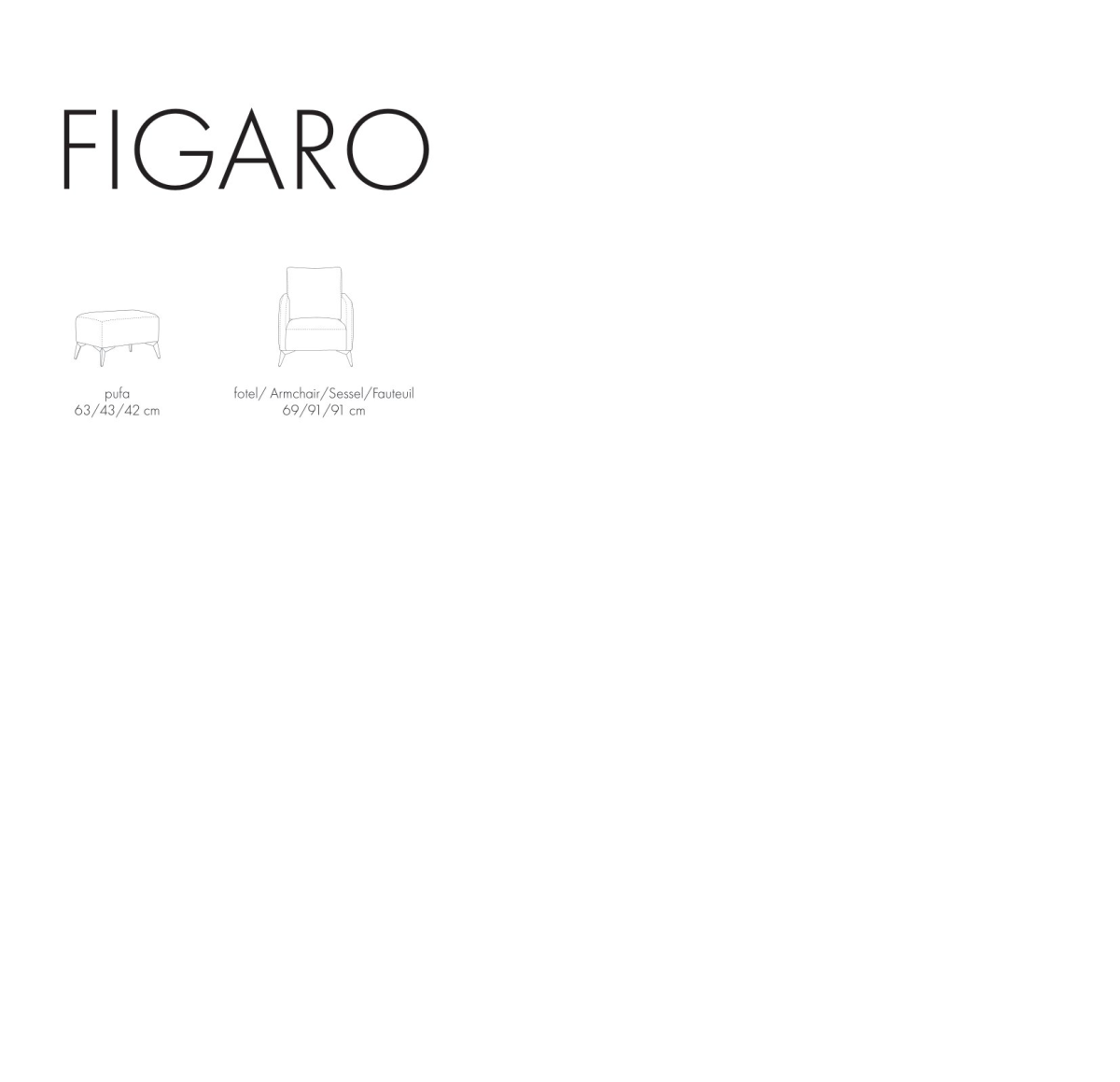 Nowoczesny Fotel FIGARO