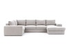 Prawostronny Modułowy Narożnik HERMES XL 365 cm OBL+3+R+1BP