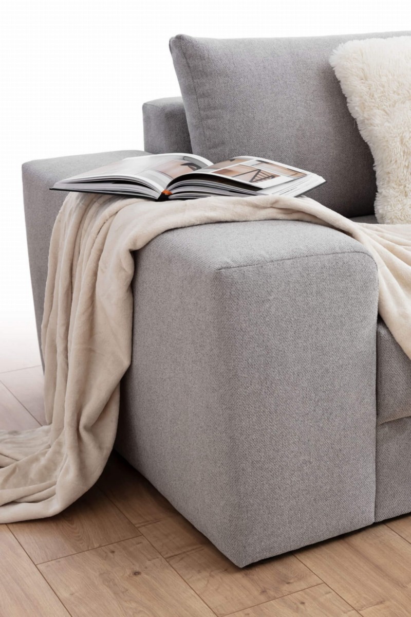 Zdjęcie Prezentujące Podłokietnik Modułowego Narożnika HERMES XL 365 cm OBL+3+R+1BP w Salonie