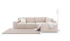 Modułowy Narożnik TOMINO LB 315 cm 3BL+RXL+1BP w Minimalistycznej Aranżacji