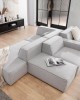 Modułowa Komfortowa Sofa FONDY PUFA+1+OL+R+1 w Salonie