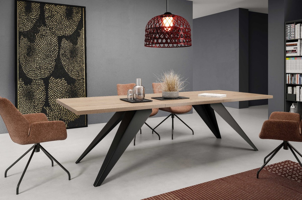 stół vento rozłożony aranżacja Truffle Brown Davos Oak.jpg