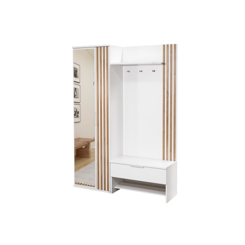 milo garderoba 140 z lamelami dąb wotan biały.jpg