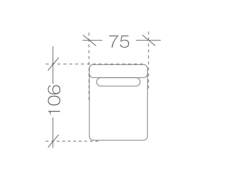 Zdjęcie Wymiarów Fotel ARES Moduł Budujący Narożnik do Salonu
