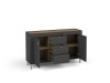 MO6 komoda 2s3d open black Szerokość 137,3cm Wnętrze.jpg