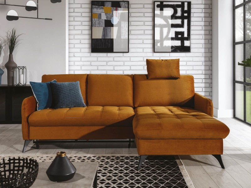 Nowoczesny Narożnik 255 cm LUKKA 6 w Salonie