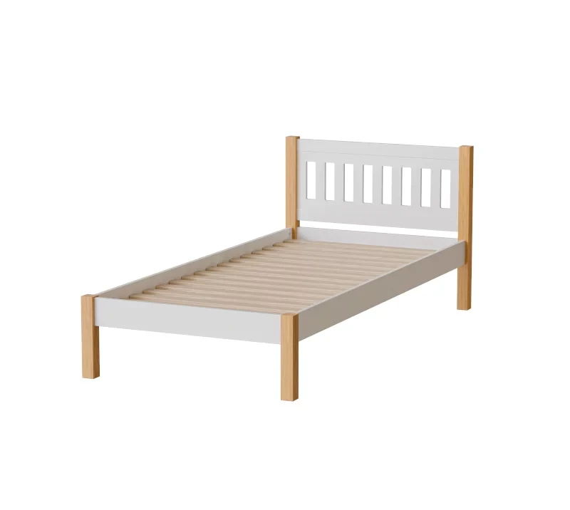Gaja-90-white łóżko drewniane.webp