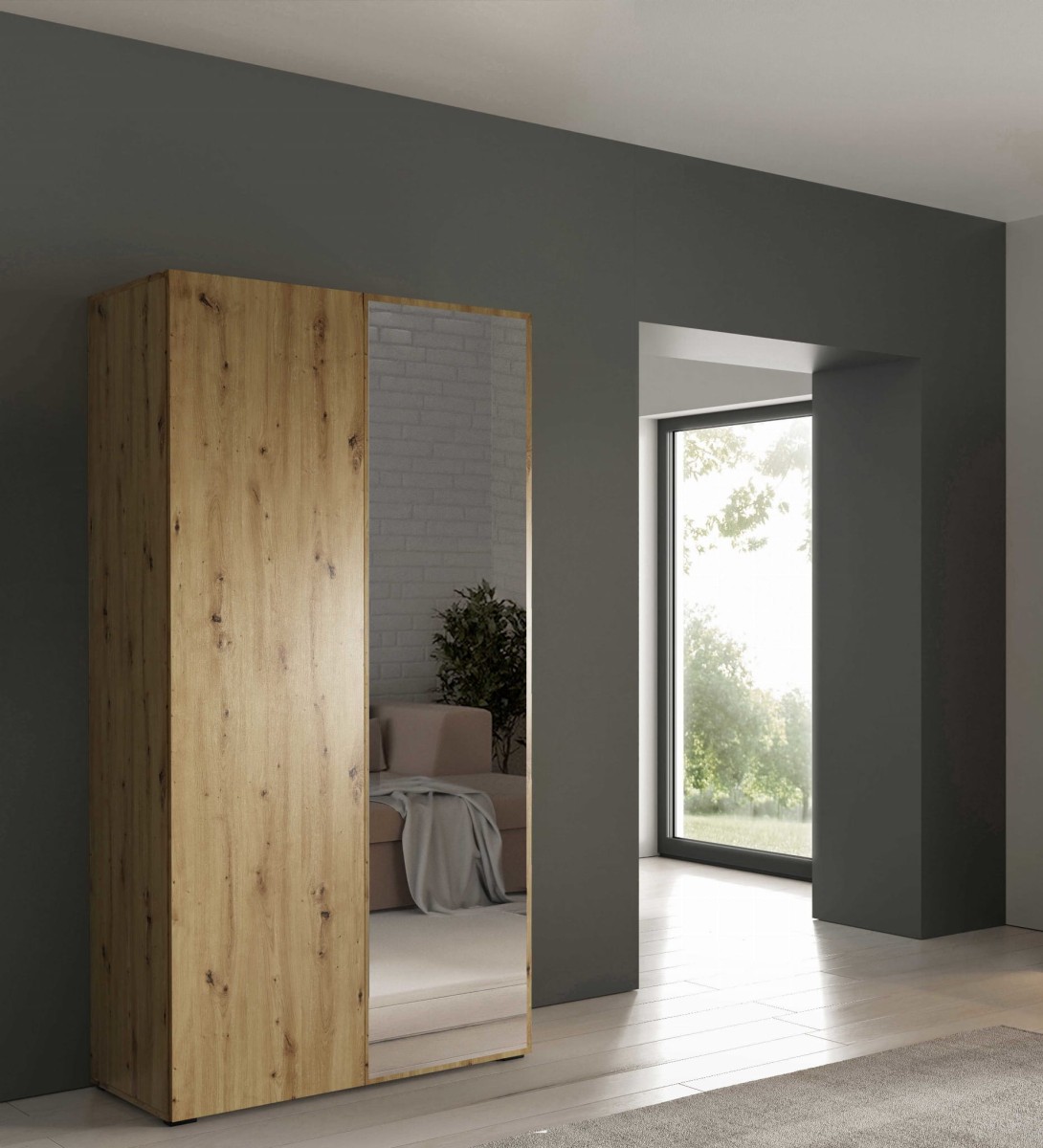 szafa 1m front artisan jedno lustro aranżacja — 100.jpg