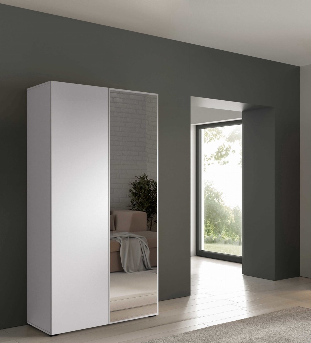 szafa 1m front biala jedno lustro aranżacja — 100.jpg