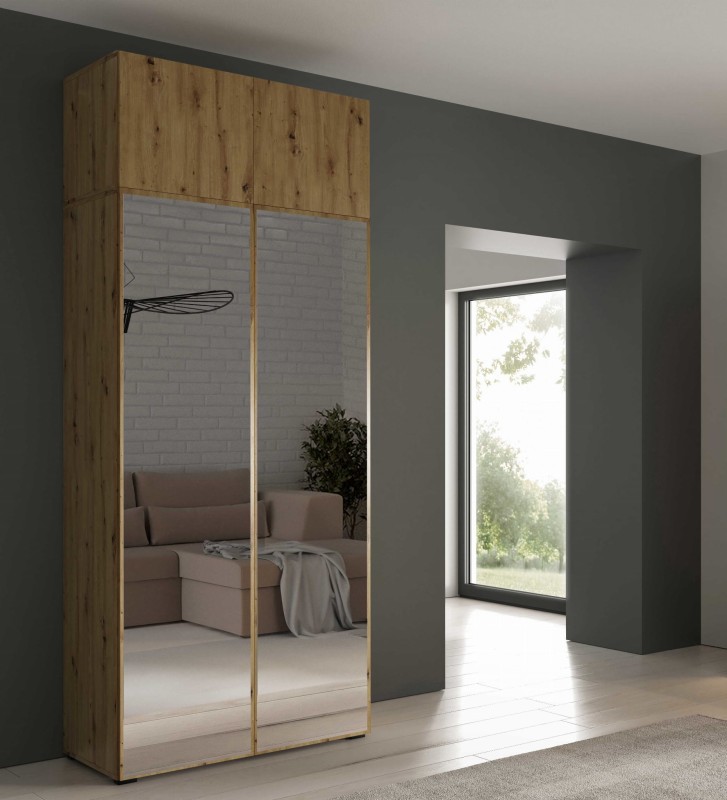 szafa 1m z nadstawka front artisan lustro aranżacja — 100.jpg