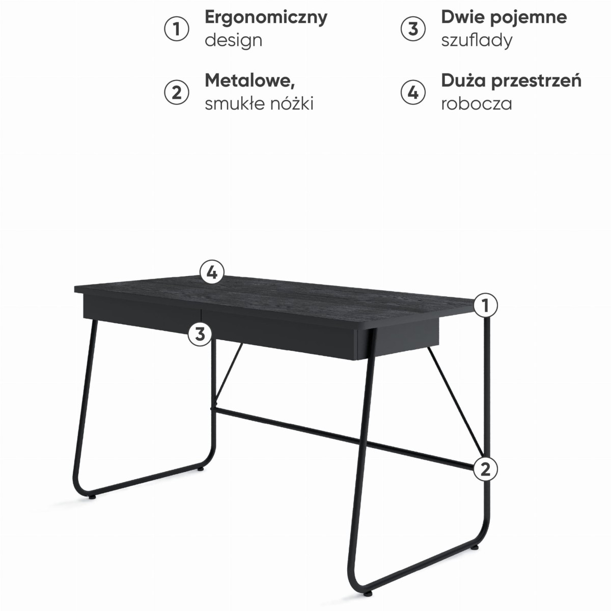MB1K_BIURKO CZARNY DWIE SZUFLADY METALOWE NÓŻKI OPIS.jpg