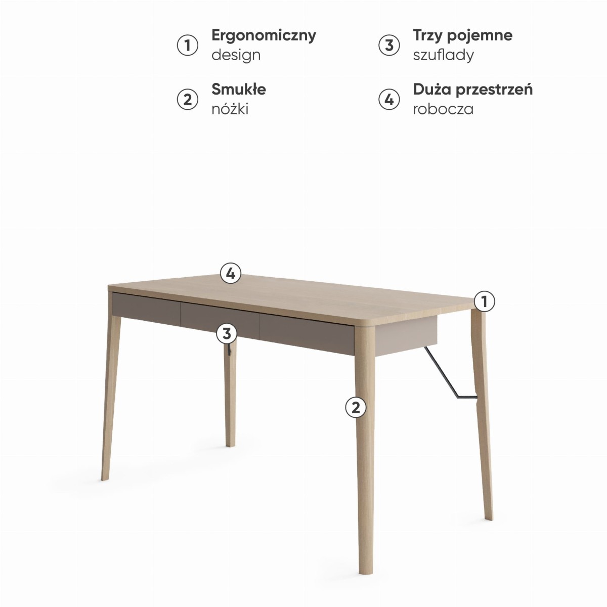 MK1DB_BIURKO DĄB JASNY BEŻ TRZY SZYFLADY SMUKŁE NÓŻKI OPIS.jpg
